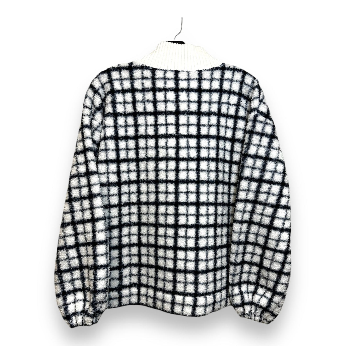 Sweater By Loft In Checkered Pattern, Size: M