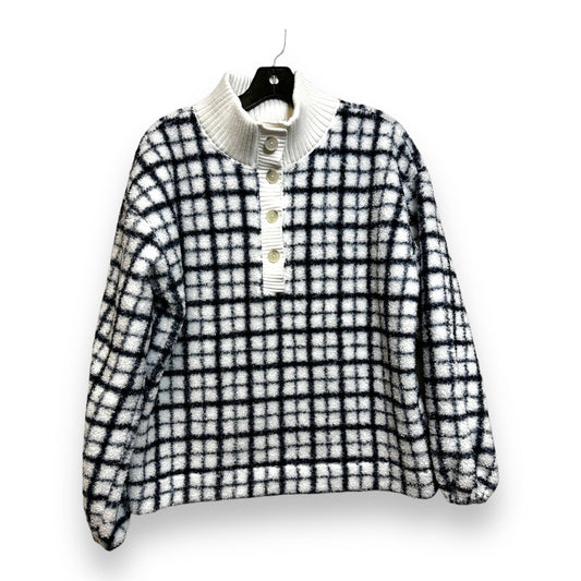 Sweater By Loft In Checkered Pattern, Size: M