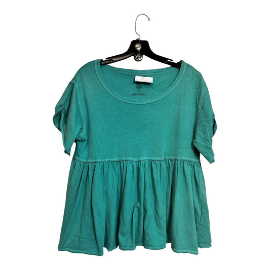 Top Short Sleeve By We The Free In Teal, Size: Xs