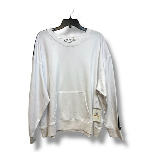 Sweatshirt Crewneck By Dkny In White, Size: 3x