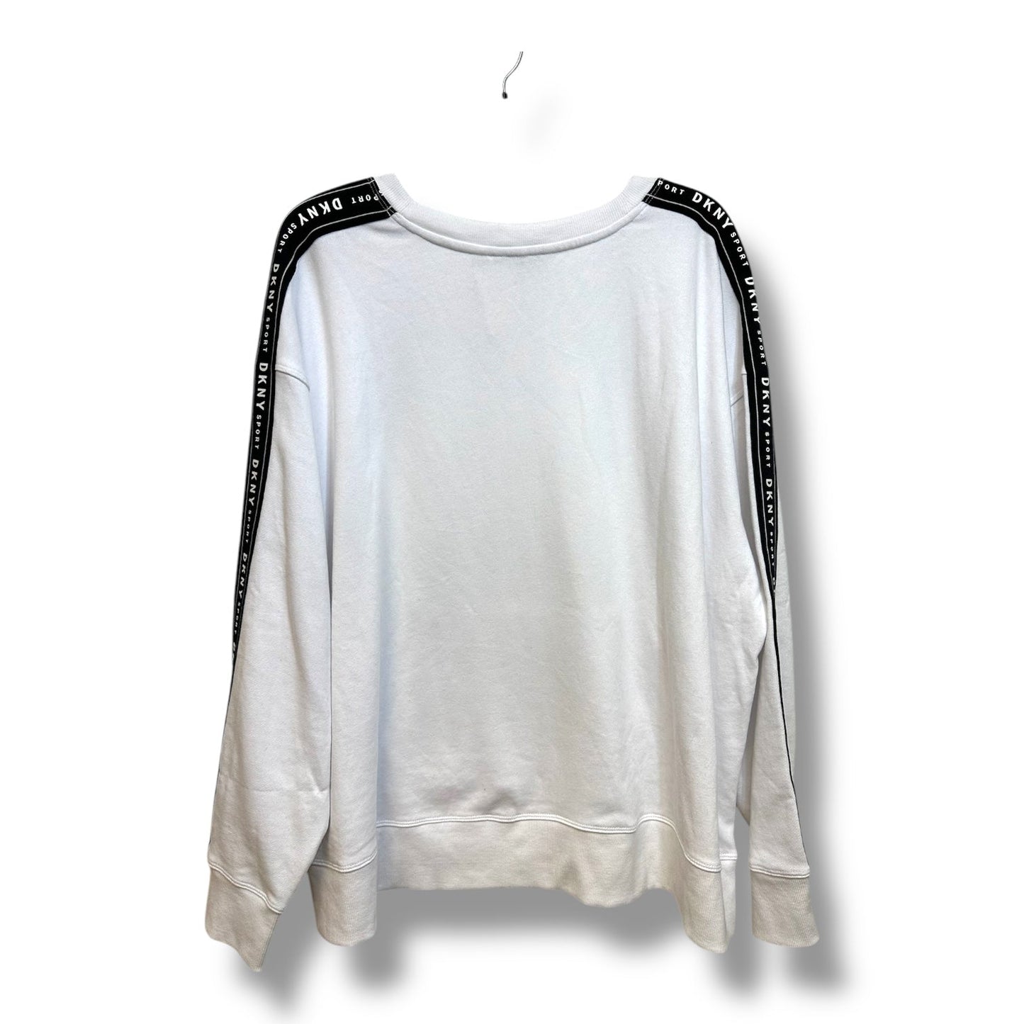 Sweatshirt Crewneck By Dkny In White, Size: 3x