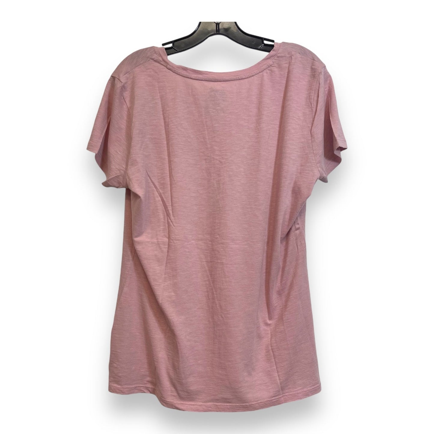 Top Short Sleeve By Gh Bass And Co In Pink, Size: L