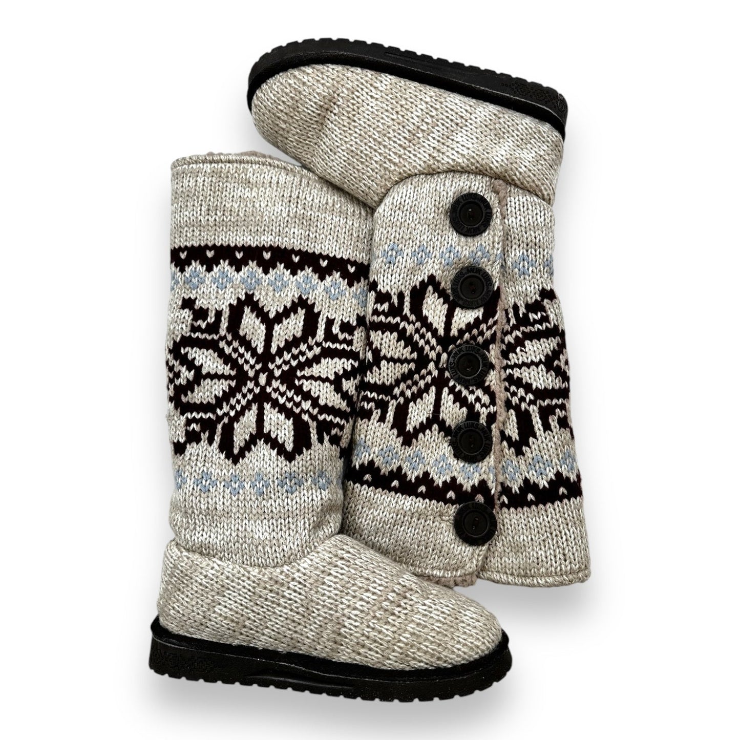 Boots Snow By Muk Luks In Tan, Size: 7