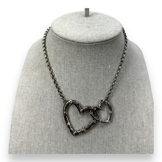 Double heart Necklace Chain By Brighton