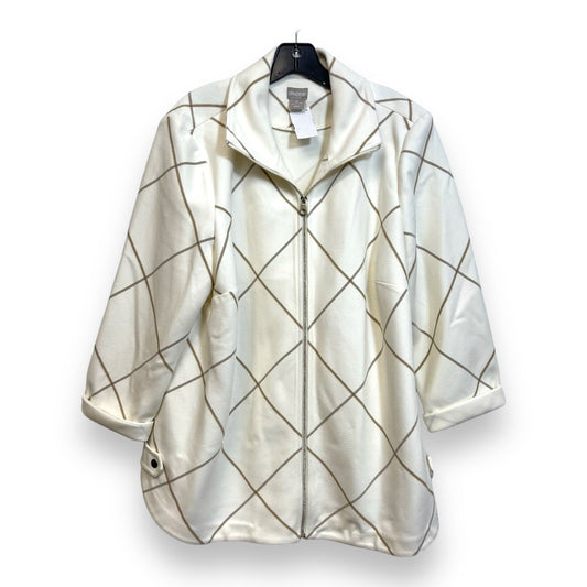 Jacket Other By Chicos In White, Size: Xl