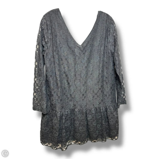 Top Long Sleeve By Clothes Mentor In Black, Size: L