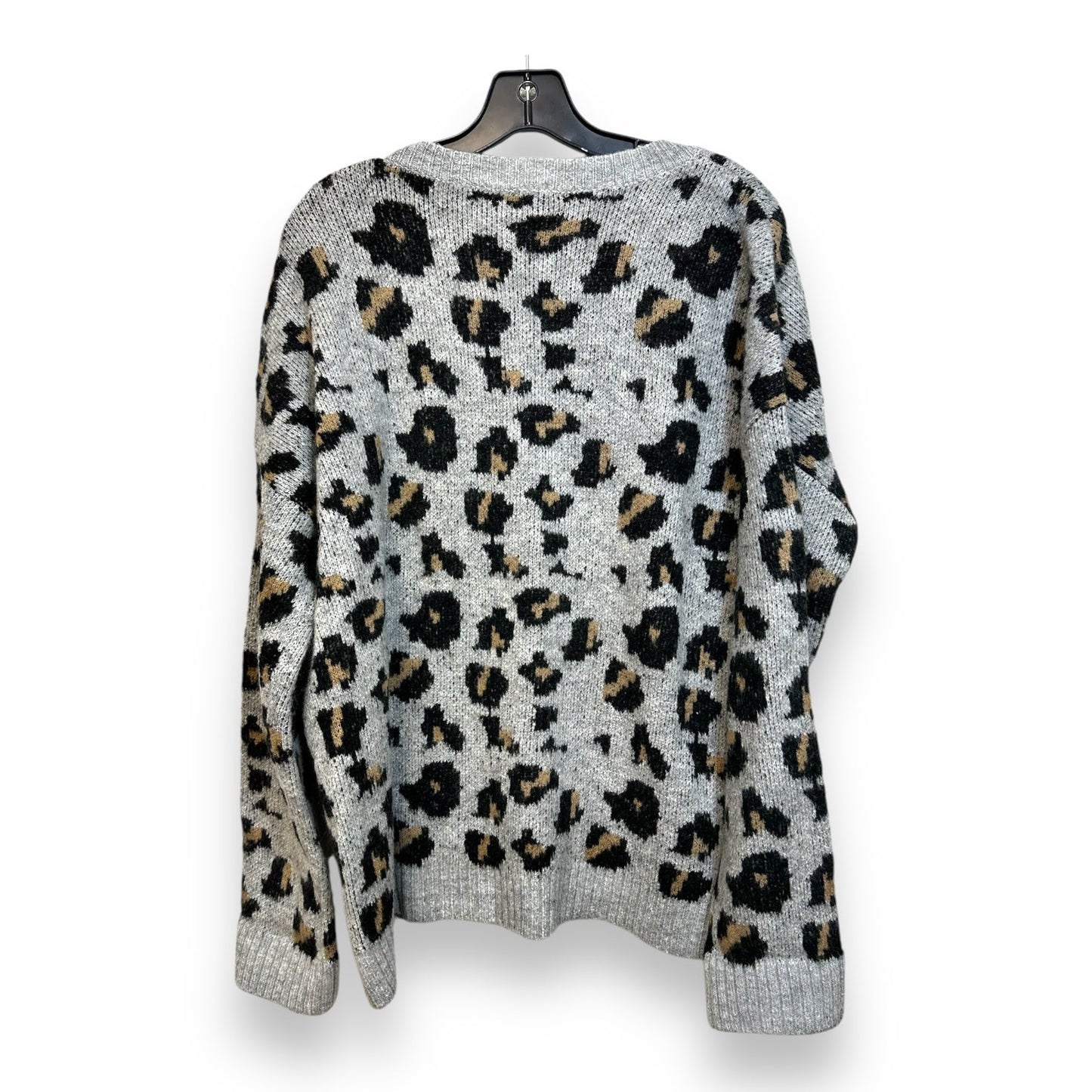 Sweater By Hem & Thread In Leopard Print, Size: S