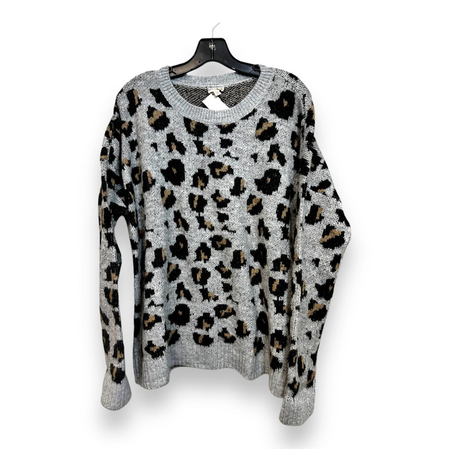 Sweater By Hem & Thread In Leopard Print, Size: S