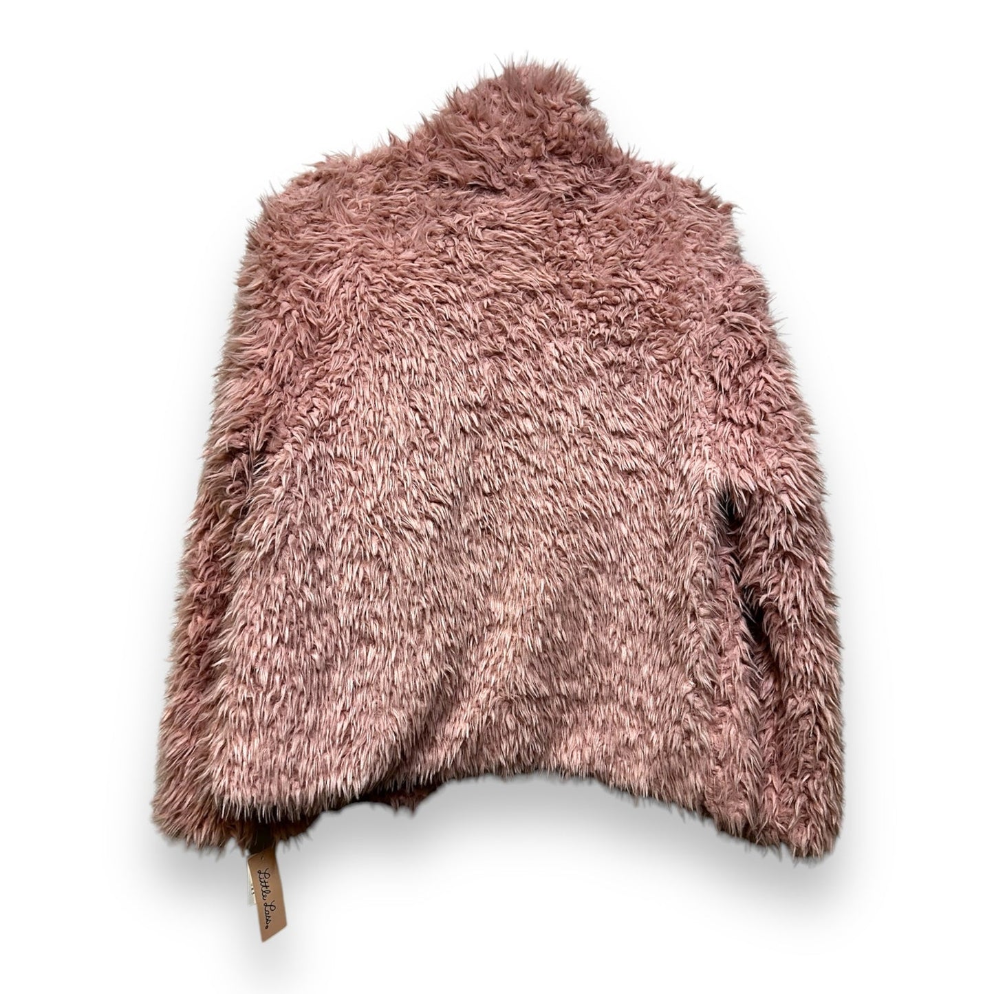 Jacket Faux Fur & Sherpa By Clothes Mentor In Pink, Size: L