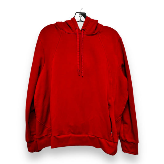 Sweatshirt Hoodie By Athleta In Red, Size: 1x