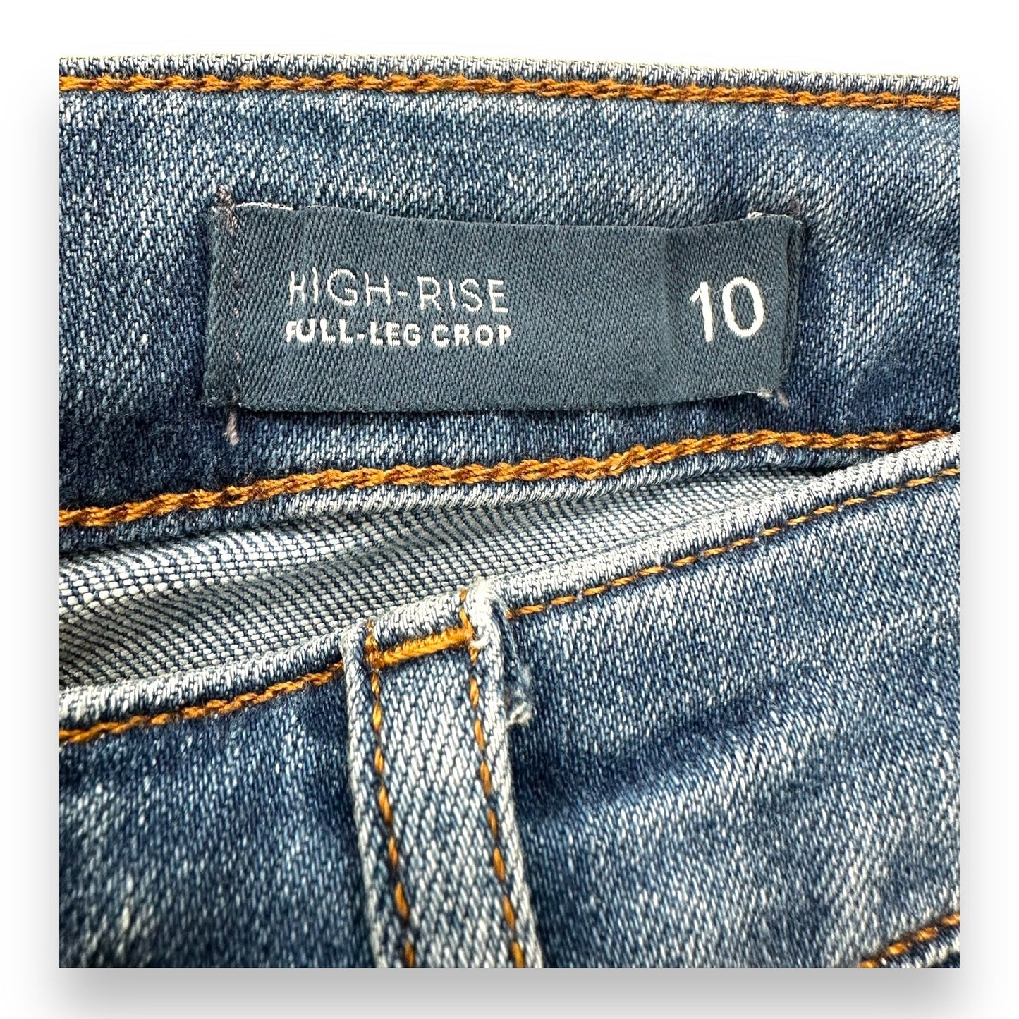 Jeans high rise full leg Cropped By J. Jill, Size: 10