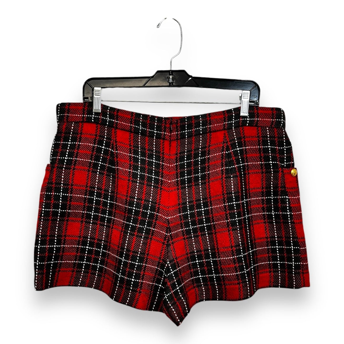 Shorts By Zara In Plaid Pattern, Size: Xxl