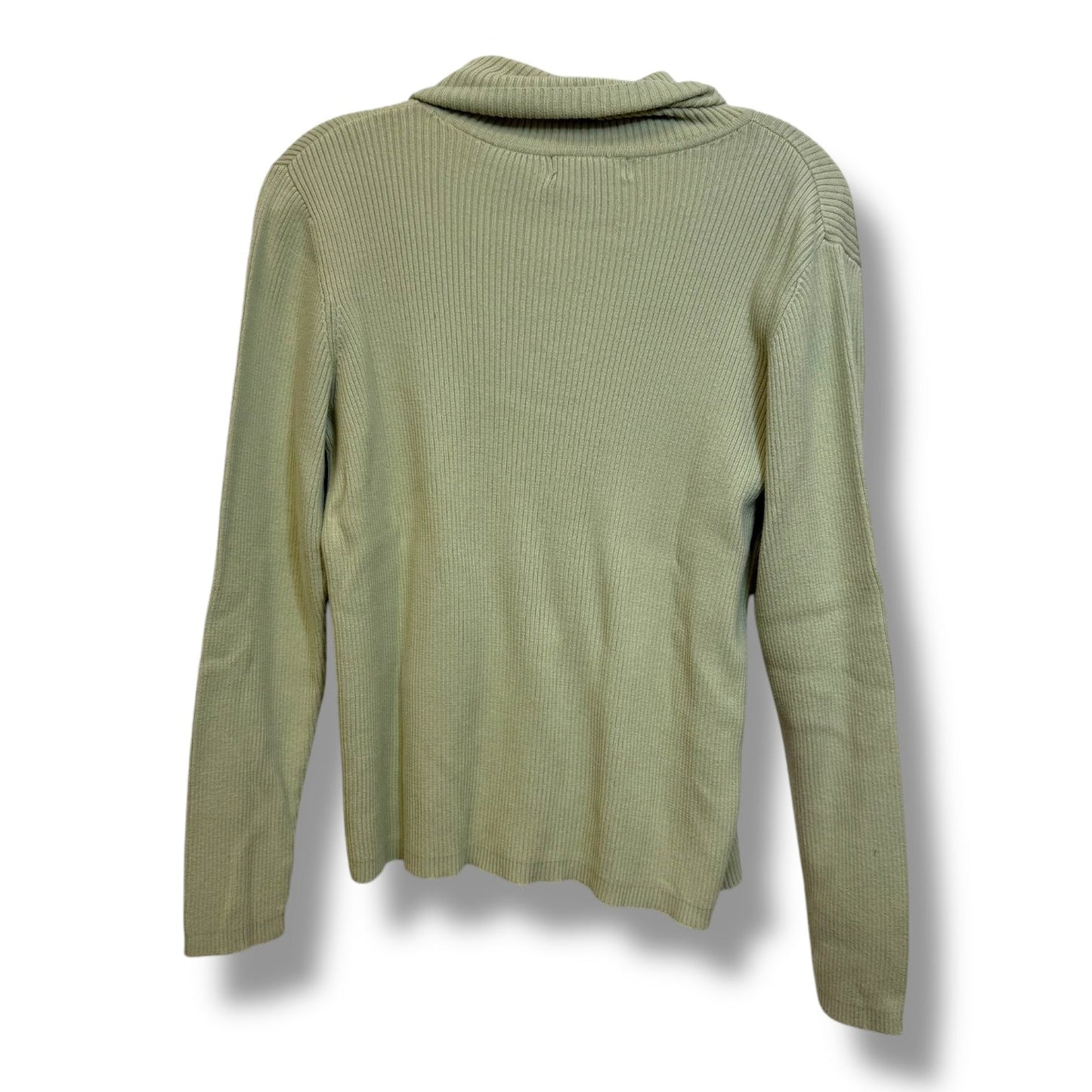 Sweater By Karen Scott In Green, Size: L