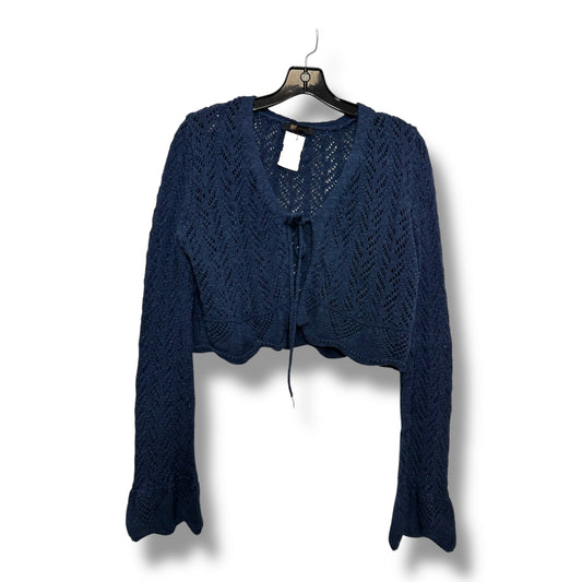 Cardigan Designer By Frye In Navy, Size: L