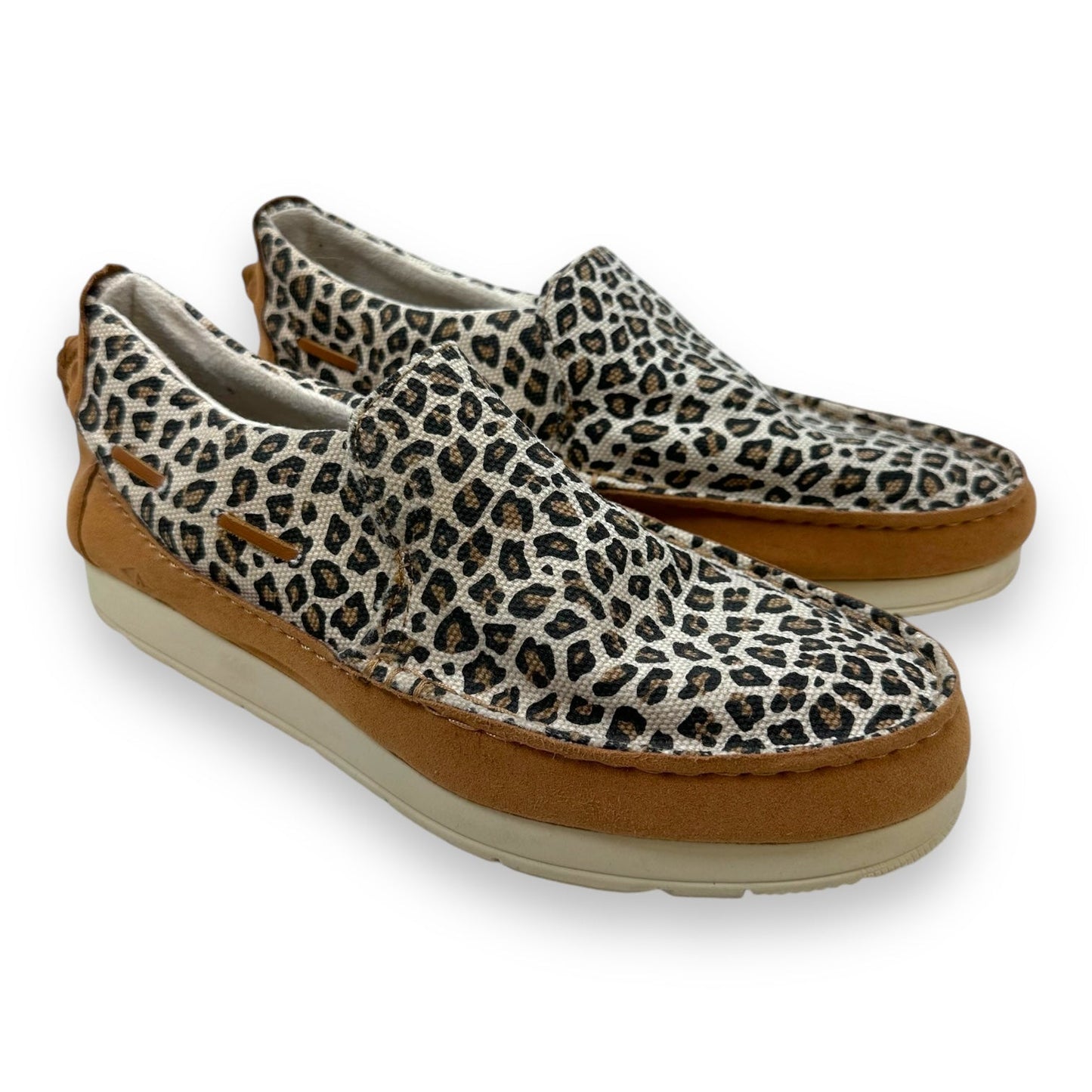 Shoes Flats Boat By Sperry In Animal Print, Size: 8