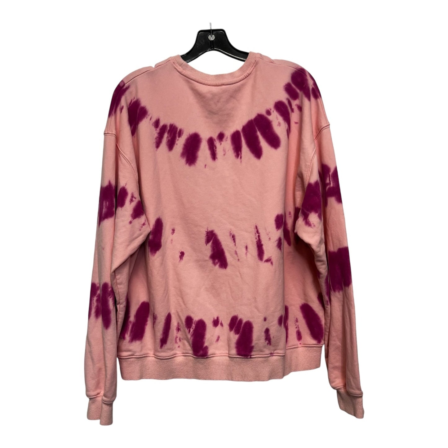 Sweatshirt Crewneck By Le Lis In Pink, Size: L