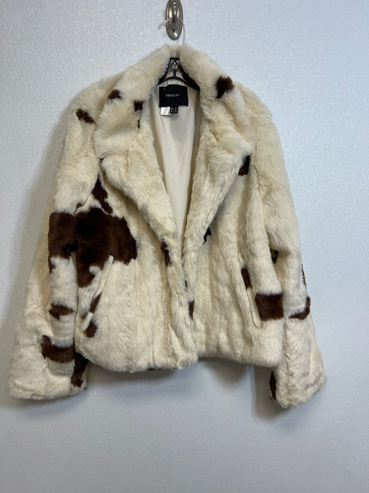 Animal Print Coat Faux Fur & Sherpa Forever 21, Size 3x
