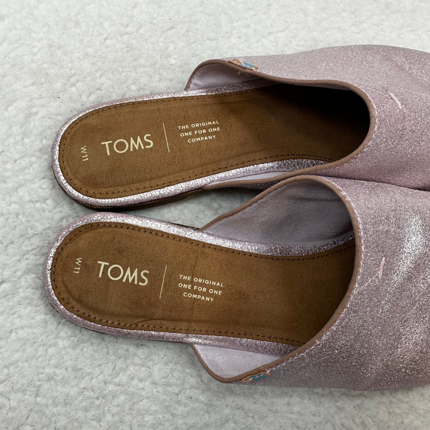 Pink Shoes Flats Mule & Slide Toms, Size 11