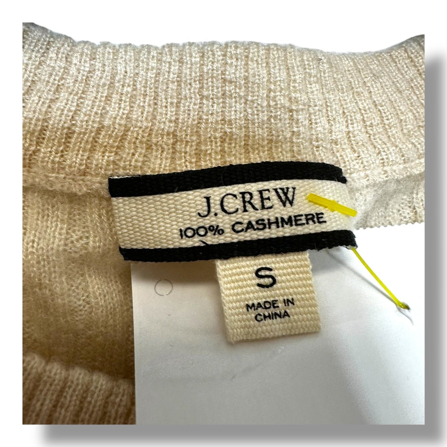 Cashmere Sweater By J. Crew In Tan, Size: S