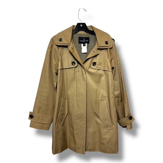 Coat Trench Coat By London Fog In Tan, Size: Xs