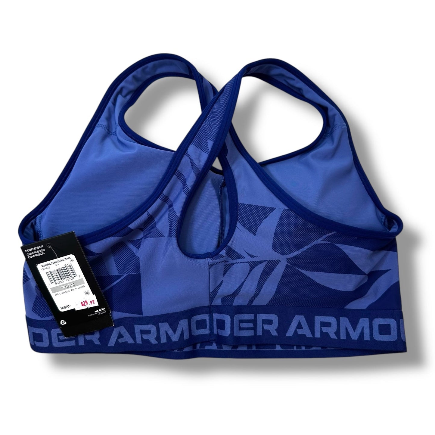 Athletic Bra By Under Armour In Blue, Size: 1x