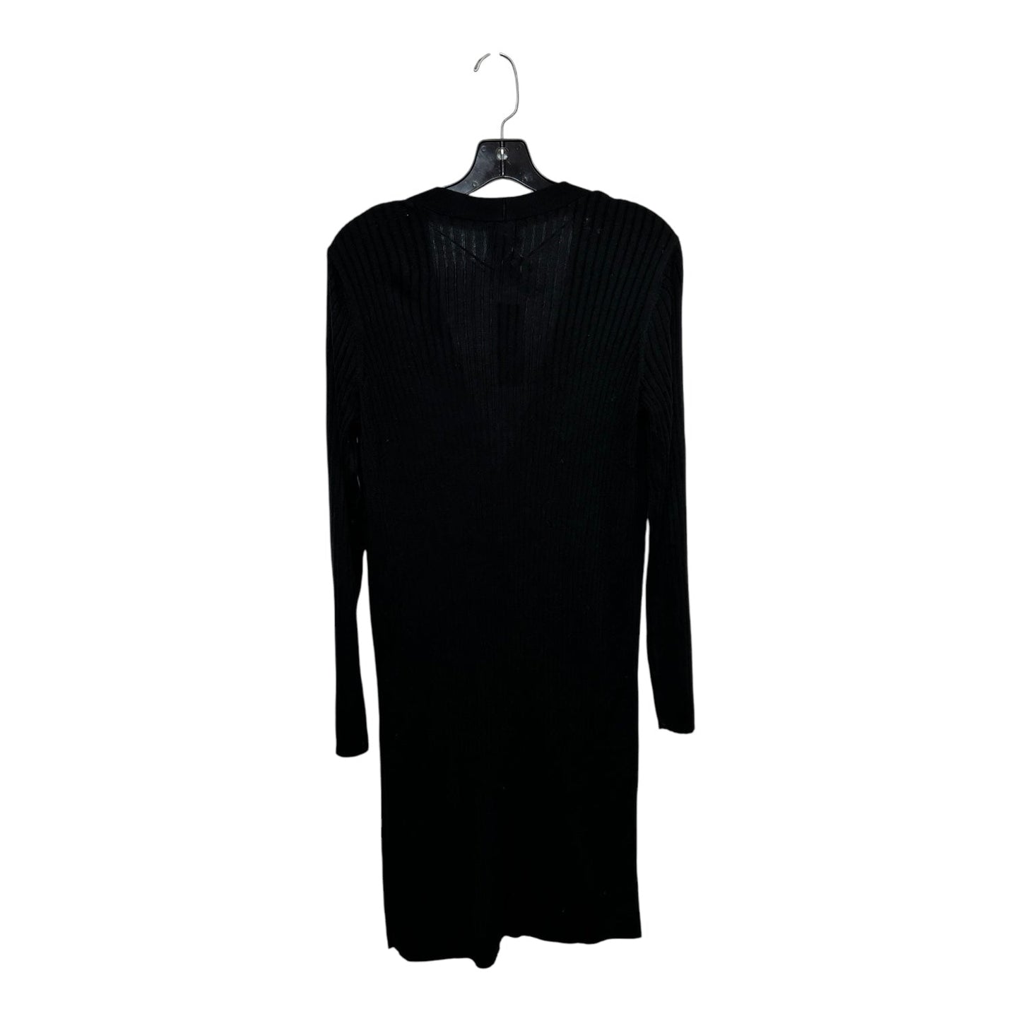 Sweater Cardigan By Worthington In Black, Size: L