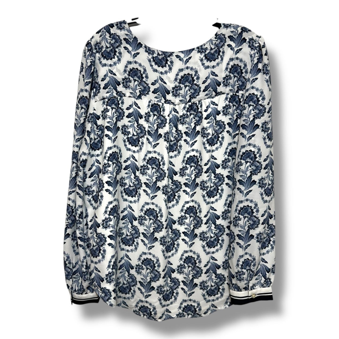 Top Long Sleeve By Loft In Floral Print, Size: L