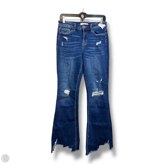 Jeans Boot Cut By Flying Monkey In Blue Denim, Size: 4