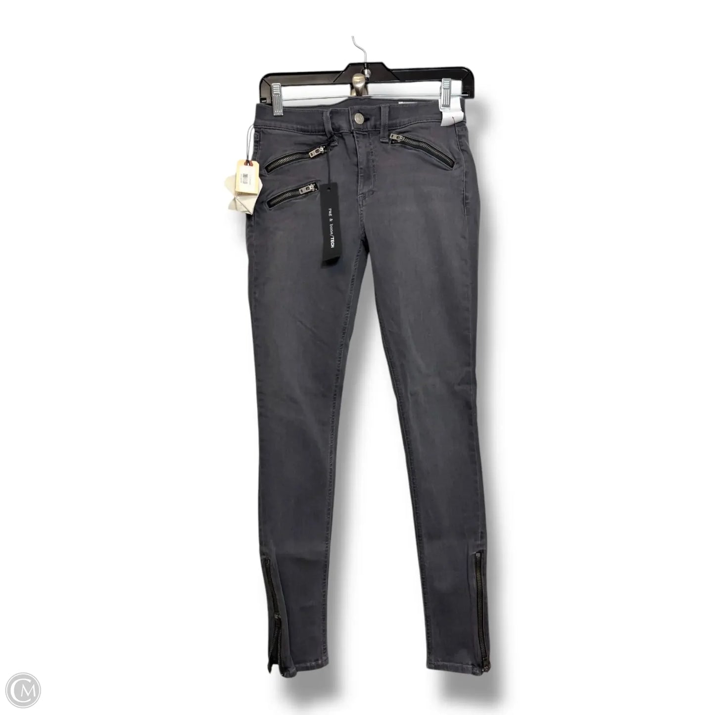 Jeans Skinny By Rag & Bones Jeans In Black, Size: 6