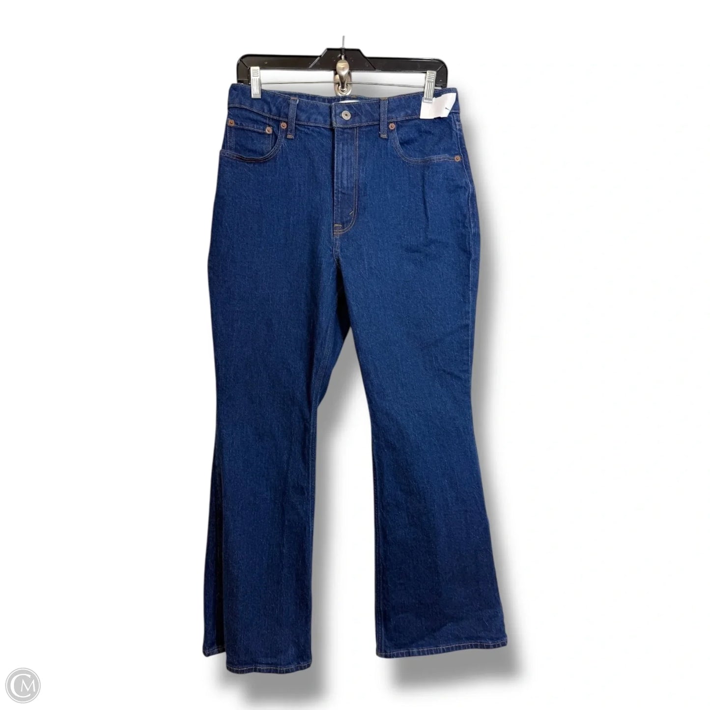 Jeans Flared By Abercrombie And Fitch In Blue Denim, Size: 8S