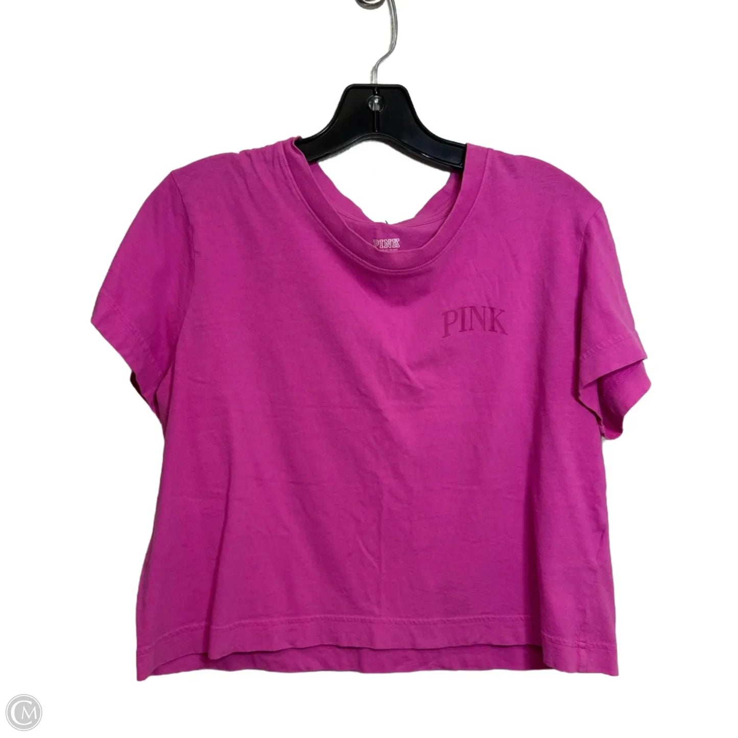 Top Short Sleeve By Pink In Pink, Size: L
