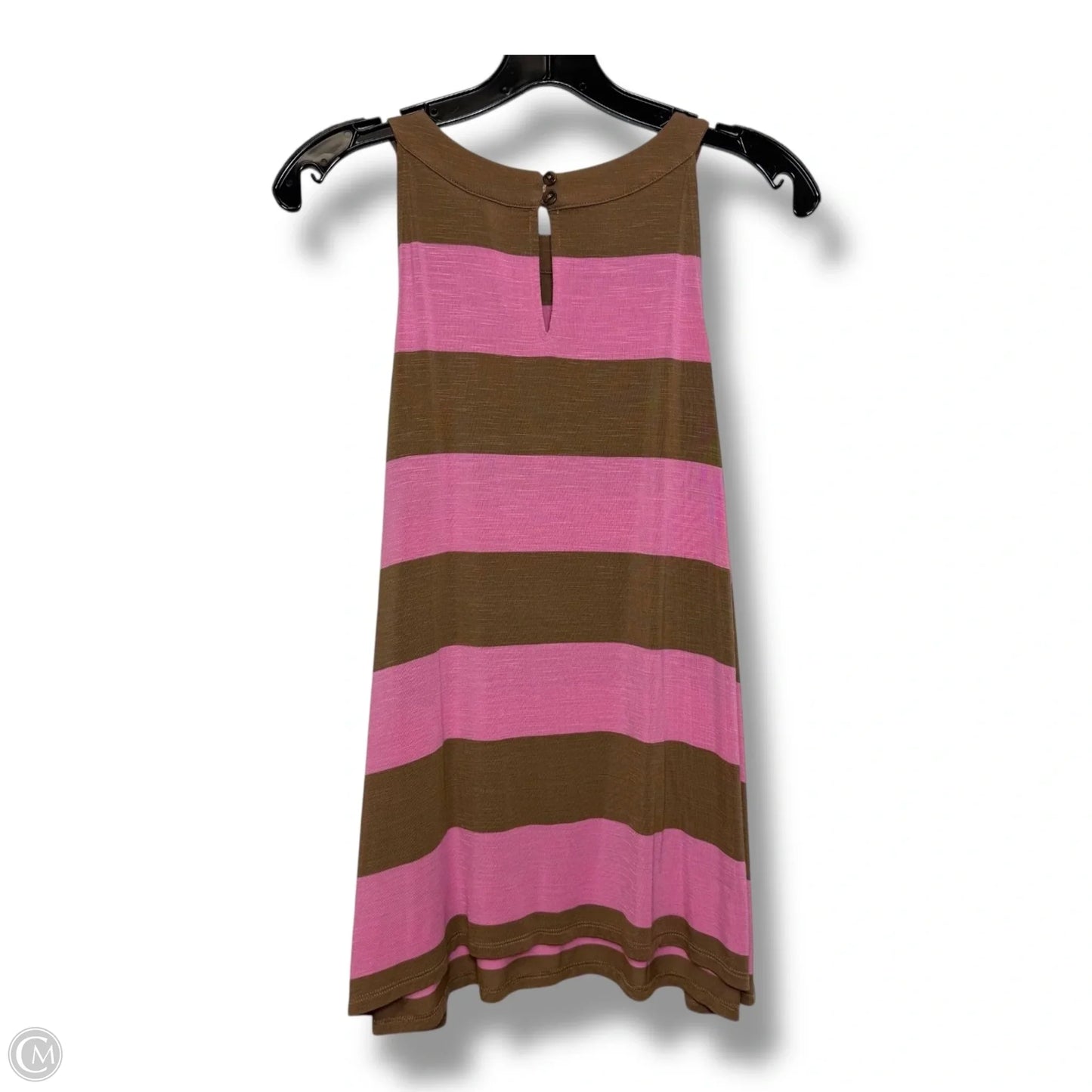 Top Sleeveless By J. Jill In Brown & Pink, Size: M