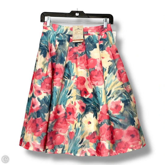 Skirt Midi By Everly In Floral Print, Size: S