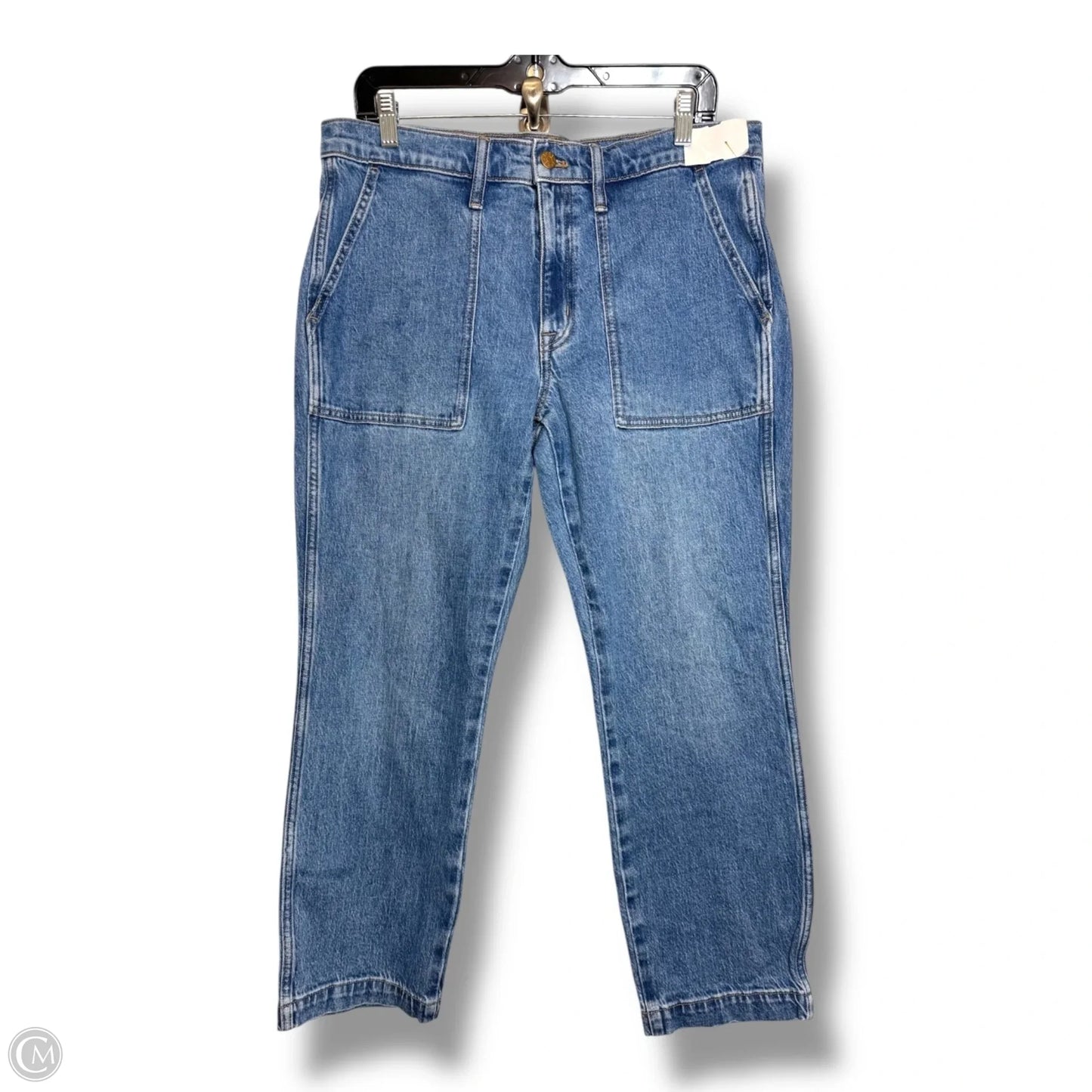 Jeans Wide Leg By J. Crew In Blue Denim, Size: 10