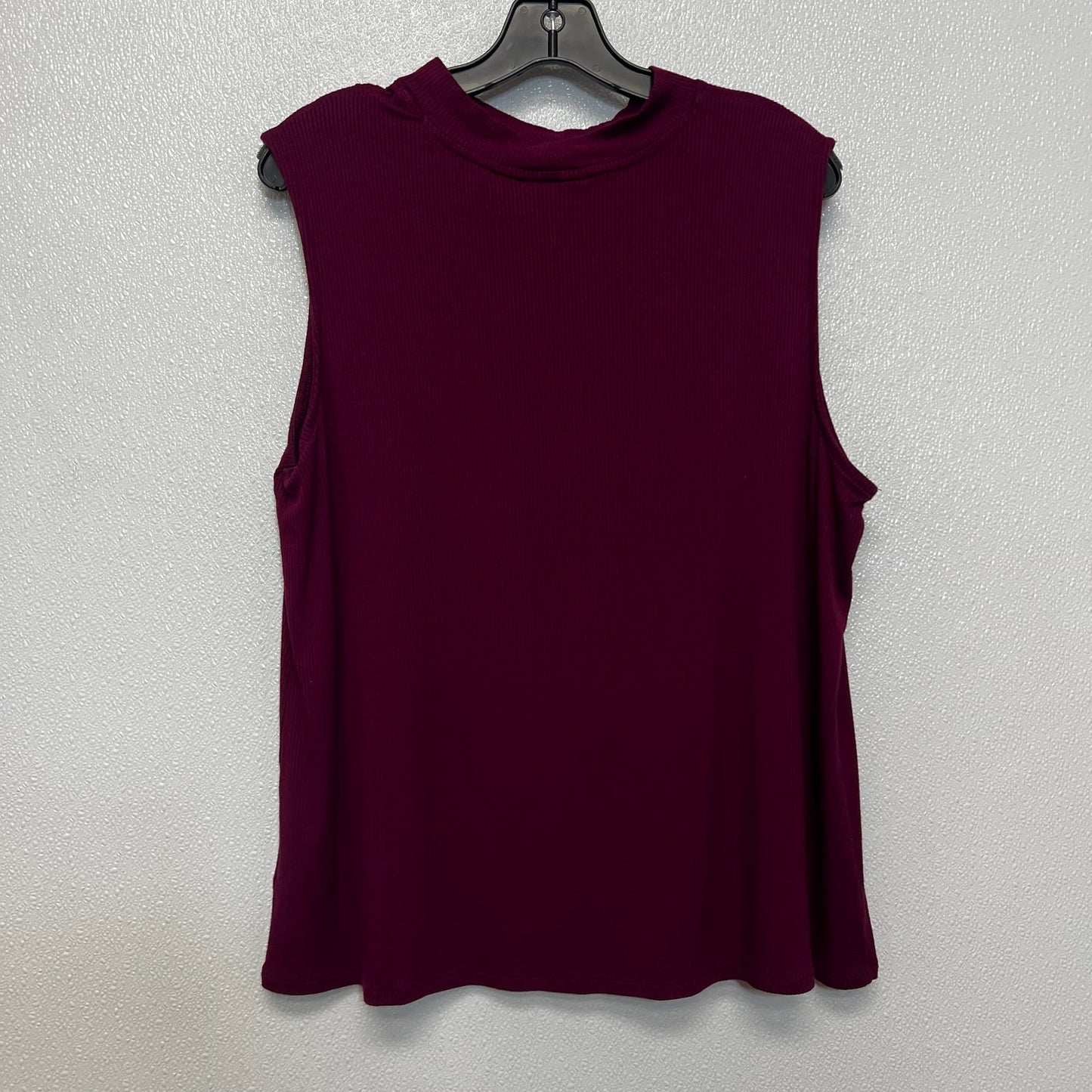 Top Sleeveless By Apt 9 In Purple, Size: Xxl