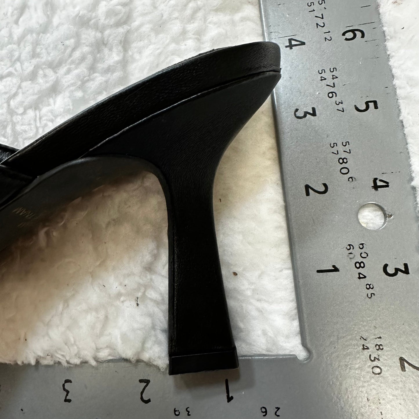 Black Sandals Heels Stiletto Abound, Size 12