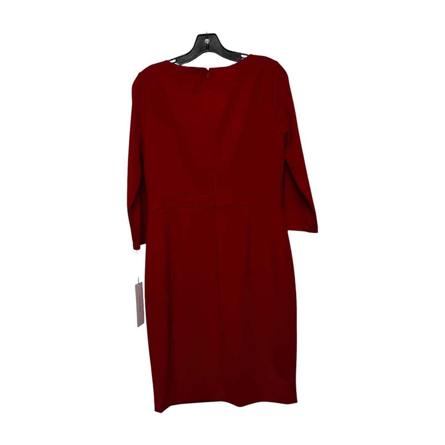 Dress Party Midi By Calvin Klein O In Red, Size: 10