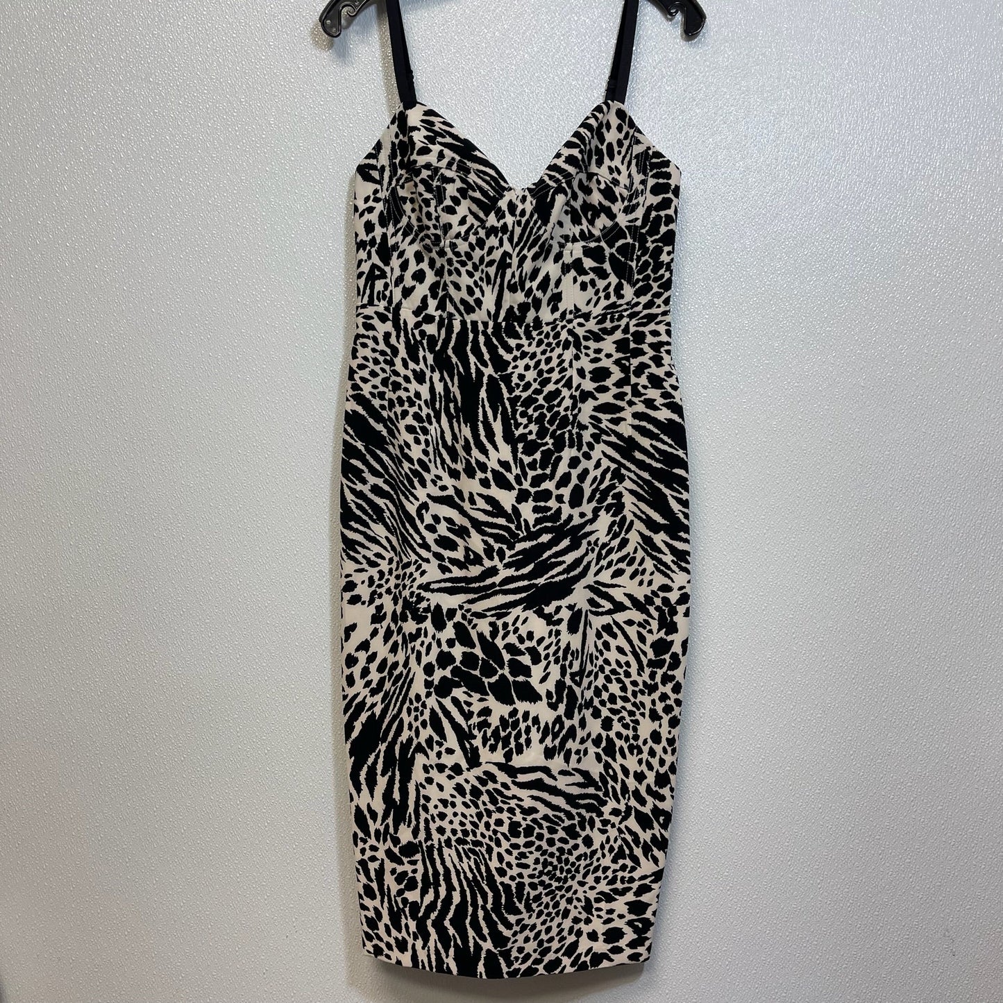 Animal Print Dress Casual Midi Target-designer, Size S