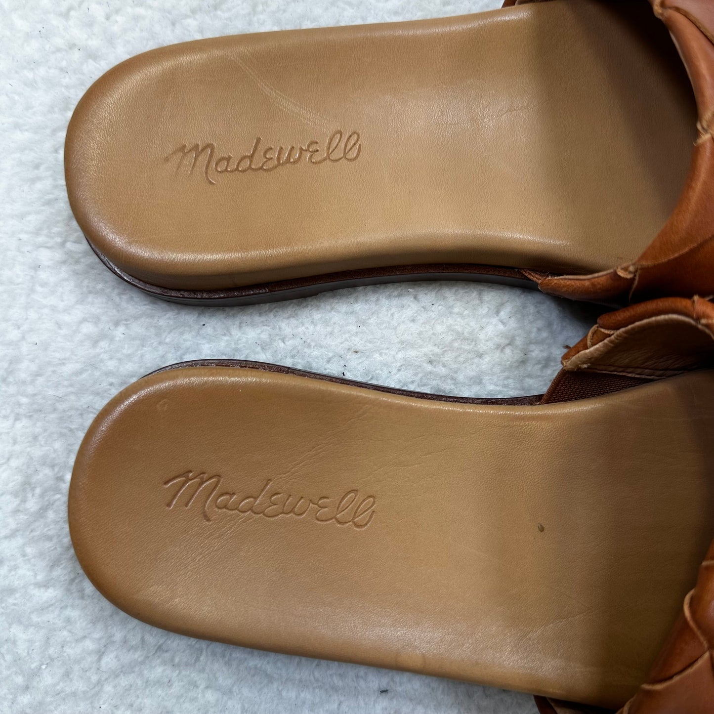 Camel Sandals Flats Madewell, Size 8
