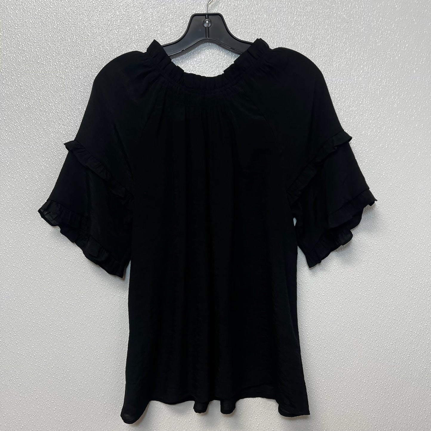 Top Short Sleeve By Nanette Lepore In Black, Size: S