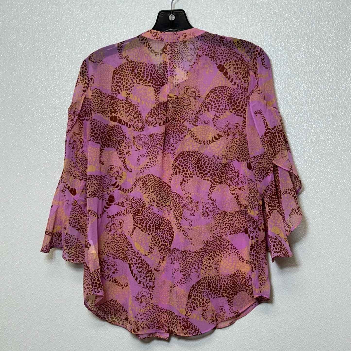 Top Long Sleeve By Cabi In Pink, Size: S