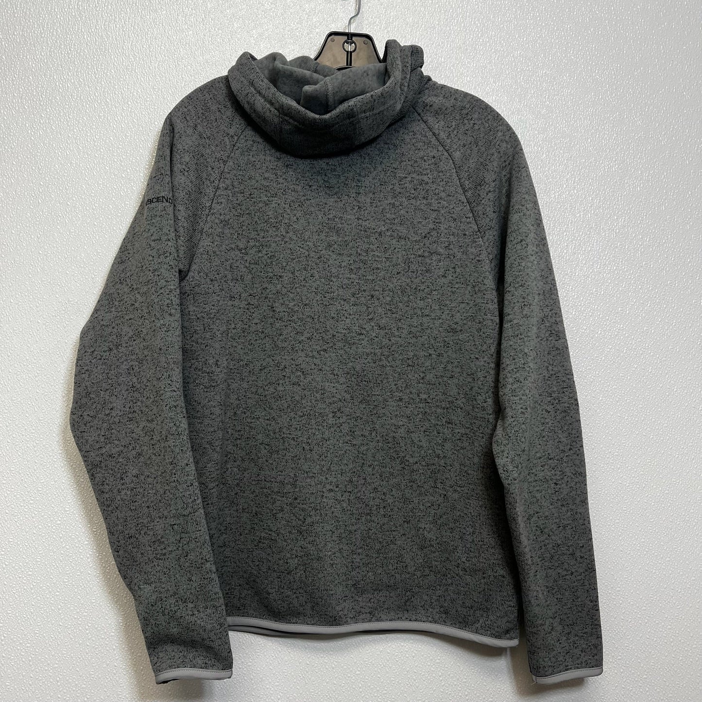 Sweatshirt Hoodie By ASCEND In Grey, Size: S