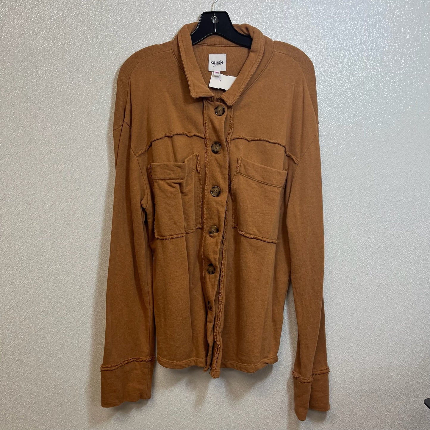 Jacket Shirt By Kensie, Size: M