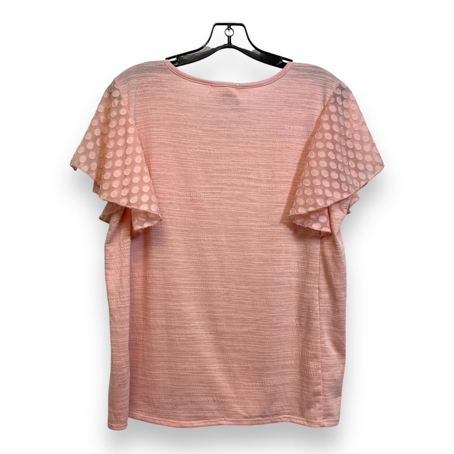 Top Short Sleeve By 89th And Madison In Pink, Size: L