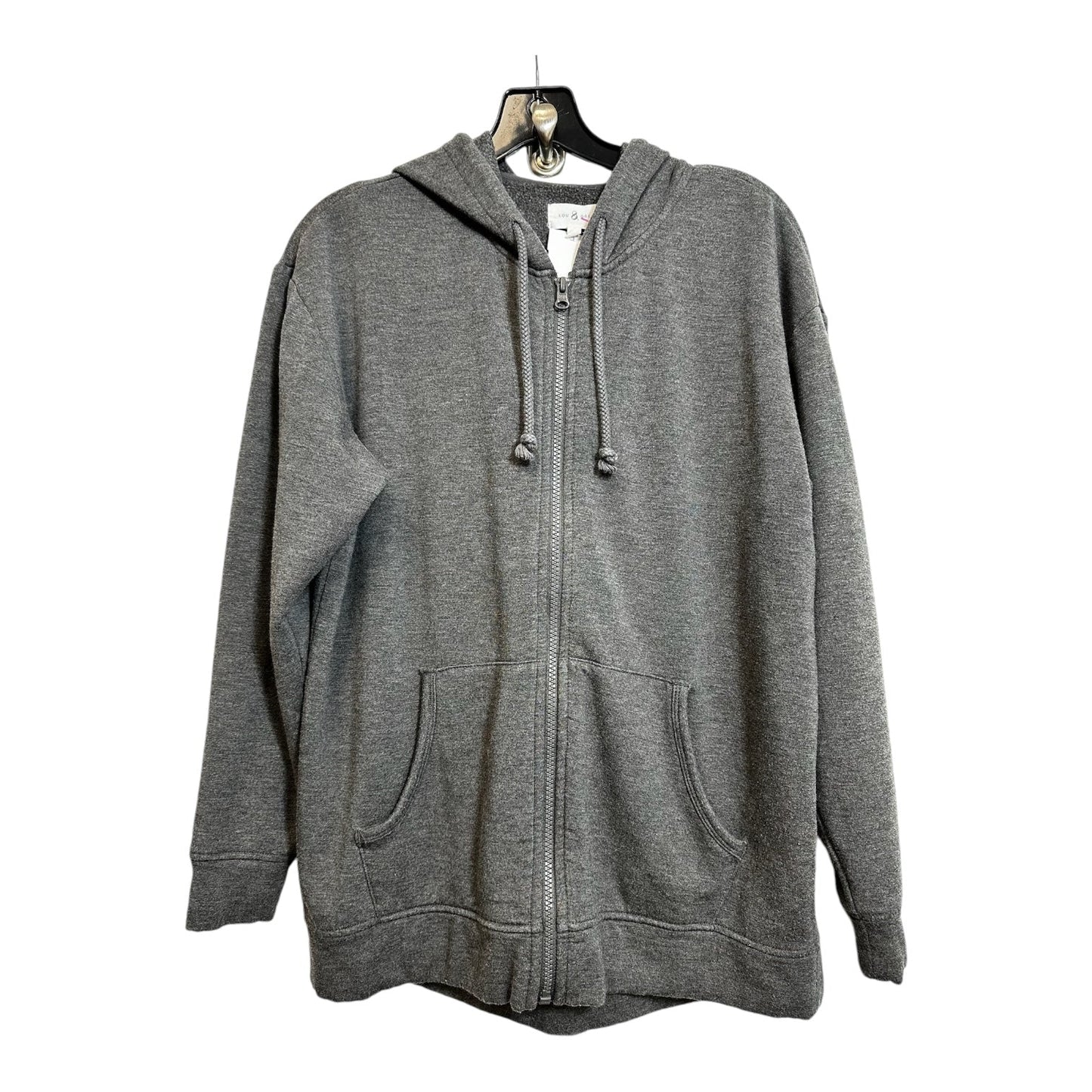 Athletic Jacket By Lou And Grey In Grey, Size: S