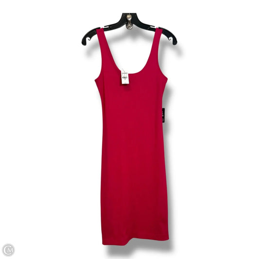 Dress Casual Short By Express In Fuschia, Size: Xs