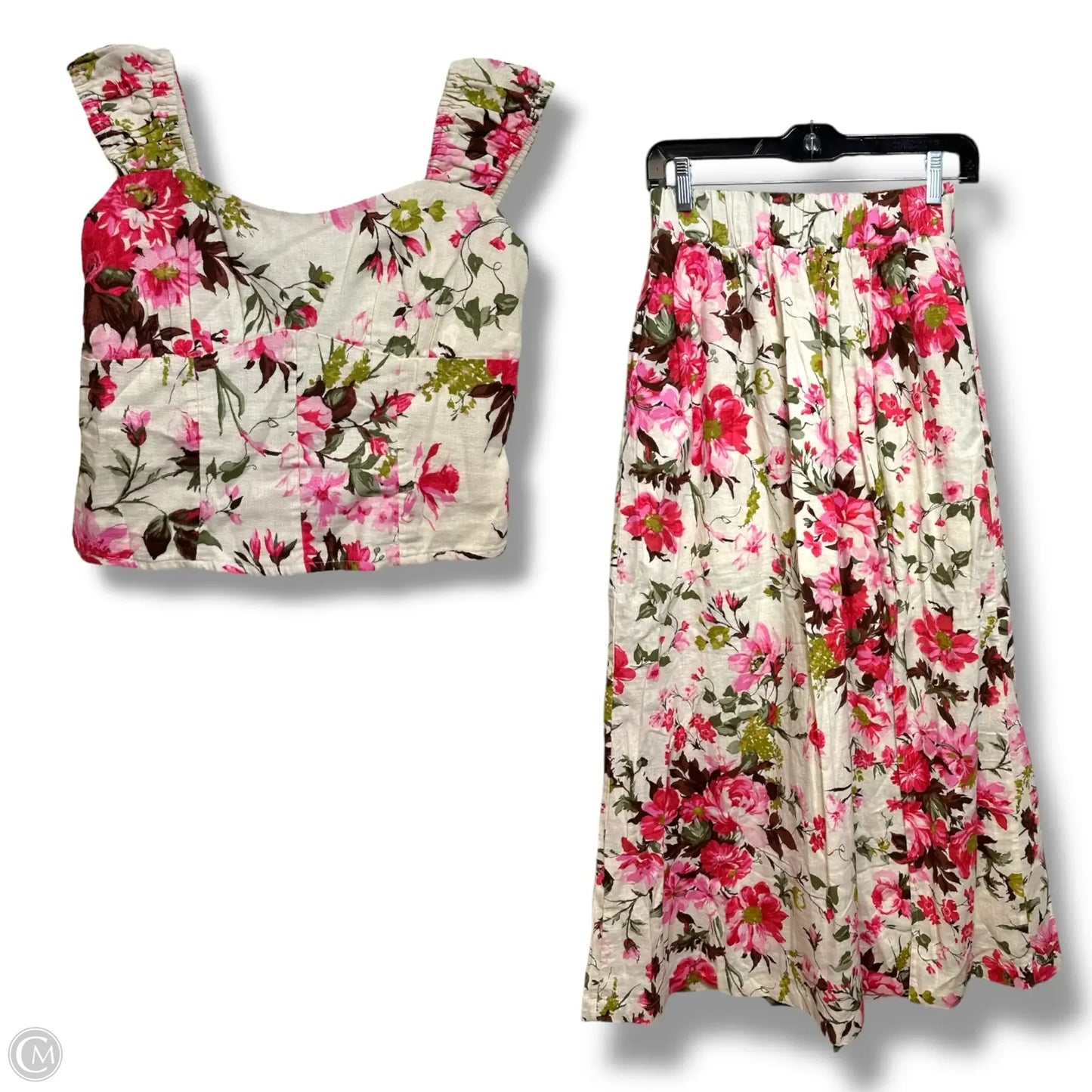 Skirt Set 2pc By Abercrombie And Fitch In Floral, Size: S