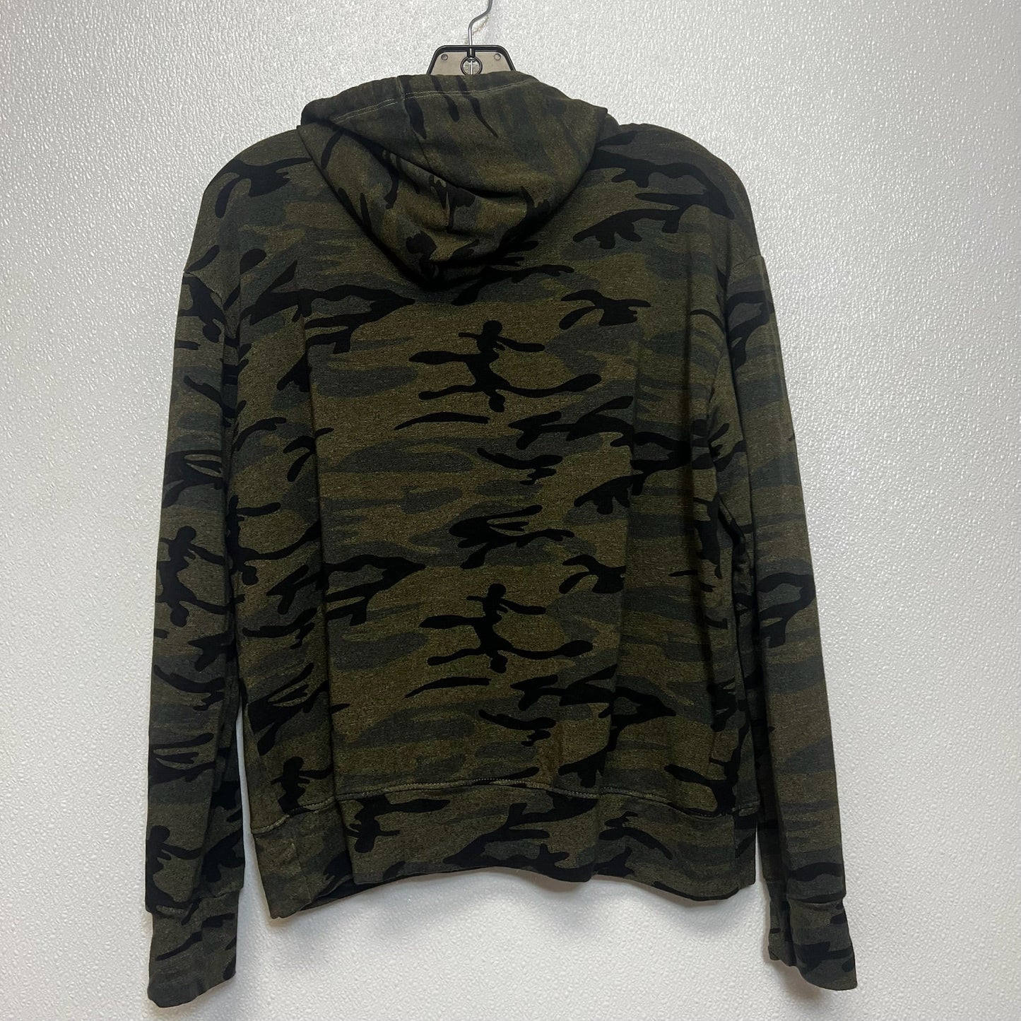 Sweatshirt Hoodie By Sundry In Camoflauge, Size: M