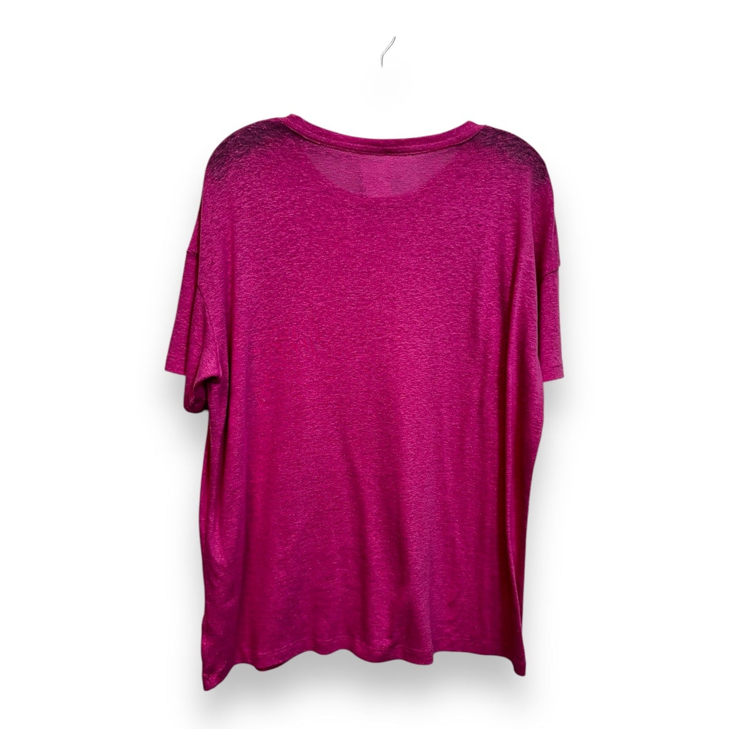 Top Short Sleeve By Aerie In Pink, Size: M