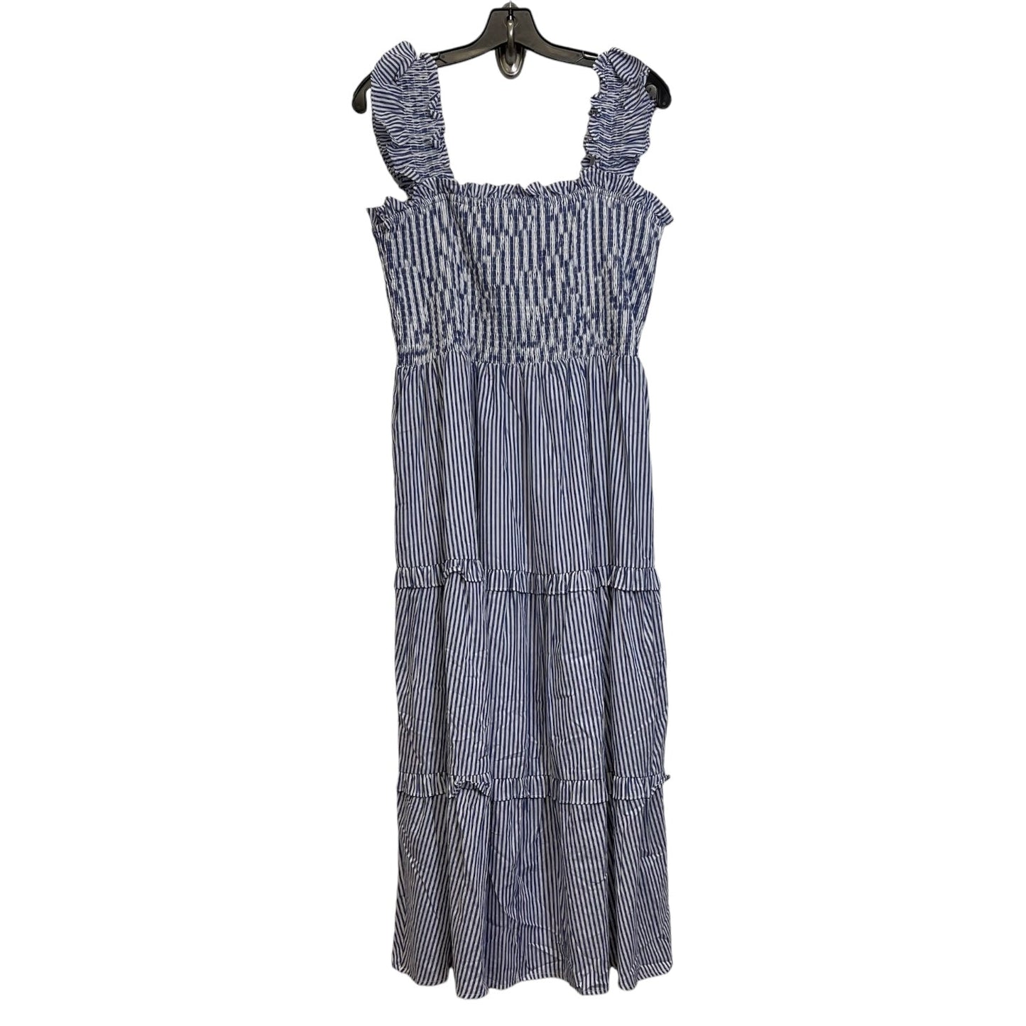 Dress Casual Maxi By Clothes Mentor In Striped, Size: Xl